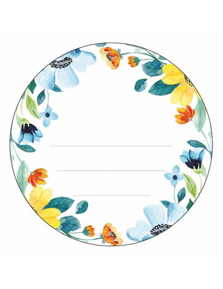 Etykiety na produkty pszczele/maści/kremy fi60mm (Arkusz 15szt) - EX2