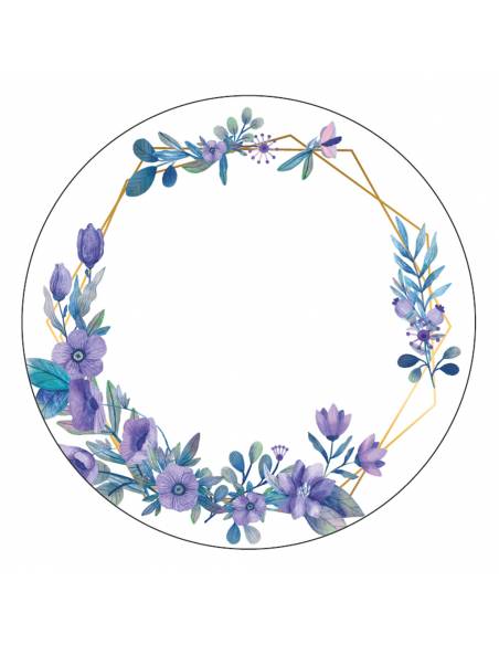 Etykiety na produkty pszczele/maści/kremy fi60mm (Arkusz 15szt) - EX8