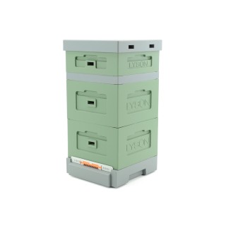 Ul Wielkopolski z dennicą plastikową higieniczną - malowany zielono / szary - LU1004B_Z