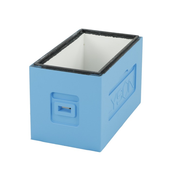 Ul 6-ramkowy z wręgami Dadant, malowany - niebieski (daszek, korpus, dennica plastikowa bez korków) - W1161