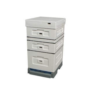 Ul dadant z dennicą wysoką higieniczną plastikową - niemalowany - LU10080H