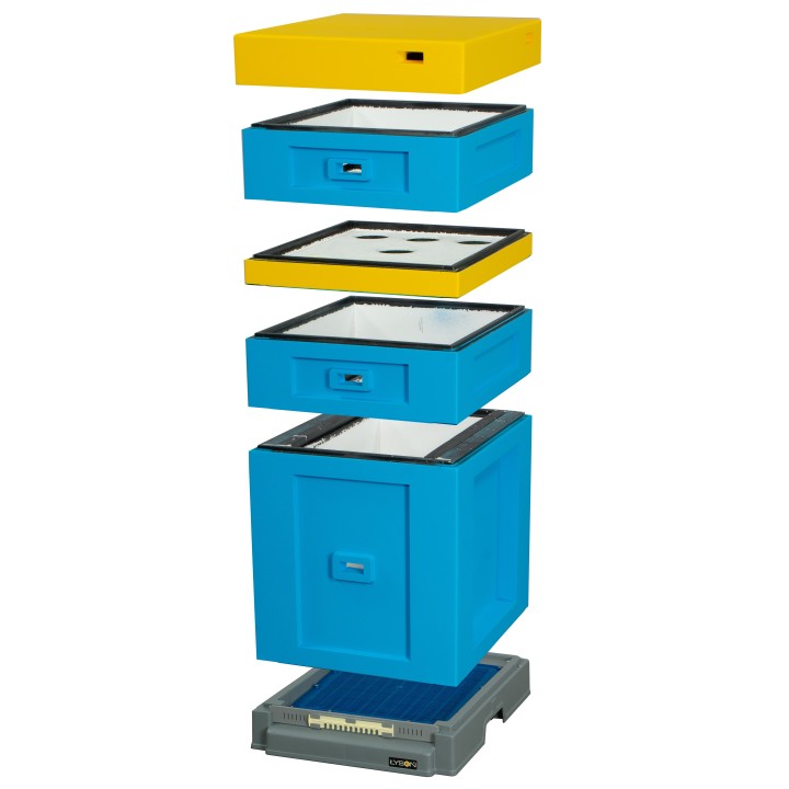 Ul warszawski zwykły z dennicą wysoką higieniczną plastikową - malowany - LU1558