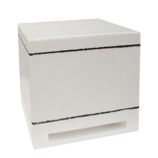 Mini ul (dennica z szufladą, korpus, daszek), niemalowany - W11050BR