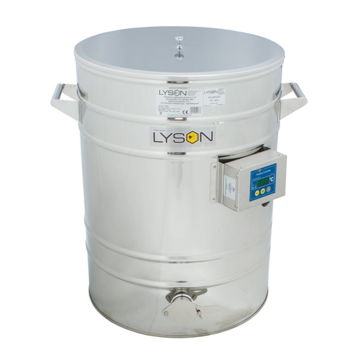 Odstojnik nierdzewny 70l z płaszczem grzewczym i zaworem nierdzewnym 6/4''