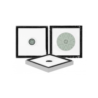 Pierścień z przegonką monolityczną wielkopolski, ostrowskiej (monolit) wielkopolski, ostrowskiej (monolit) - malowany (szary) -