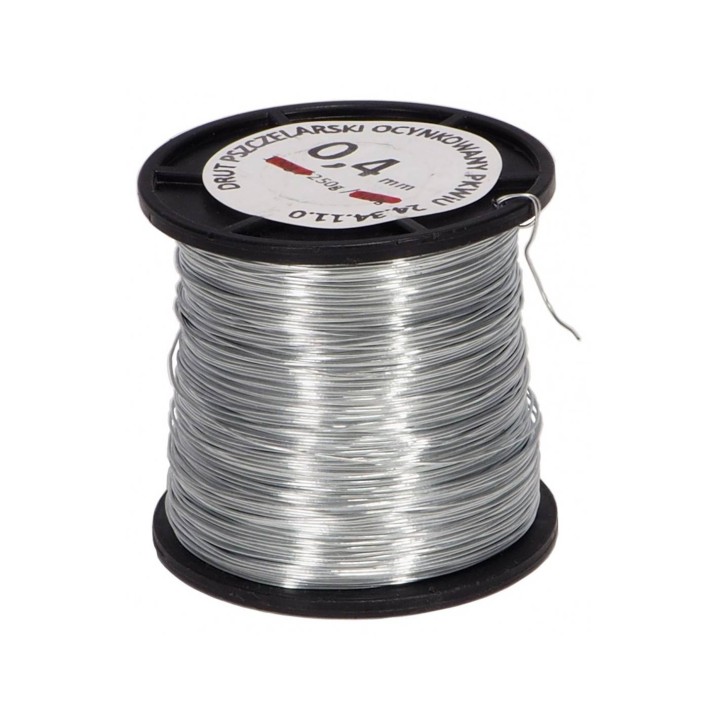 Drut do ramek pszczelich (0,4 mm), 250g, ocynkowany - 40190