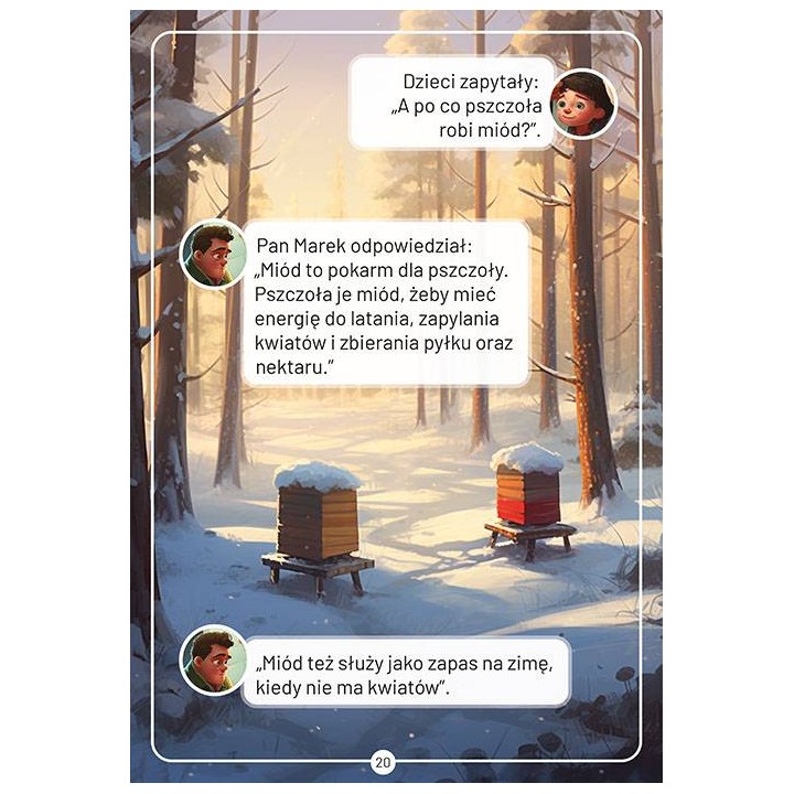 Bajka edukacyjna dla dzieci "Pszczółka nasza przyjaciółka" - K261