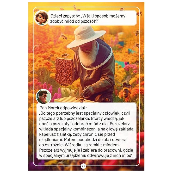 Bajka edukacyjna dla dzieci "Pszczółka nasza przyjaciółka" - K261