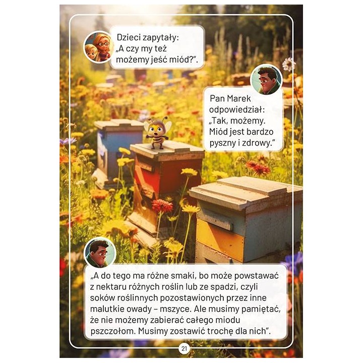Bajka edukacyjna dla dzieci "Pszczółka nasza przyjaciółka" - K261