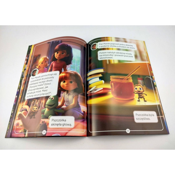 Bajka edukacyjna dla dzieci "Pszczółka nasza przyjaciółka" - K261
