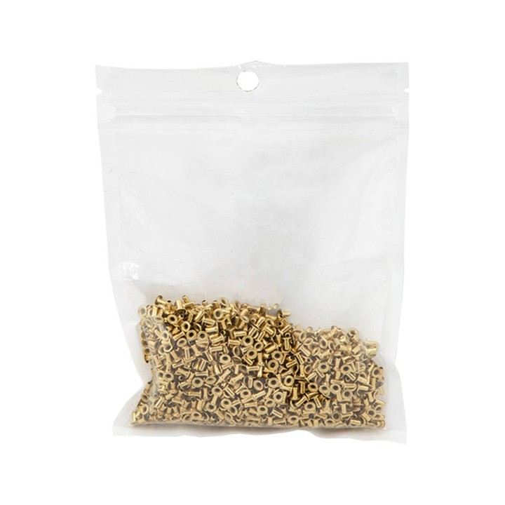 Przelotki do drutu - miedziane (500 szt) - wzór 4256C