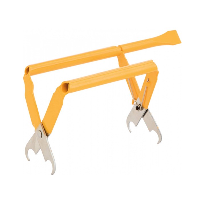 Chwytacz do ramek pszczelich z dłutkiem (pomarańczowy uchwyt) - 3122