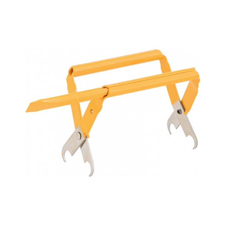Chwytacz do ramek pszczelich z dłutkiem (pomarańczowy uchwyt) - 3122