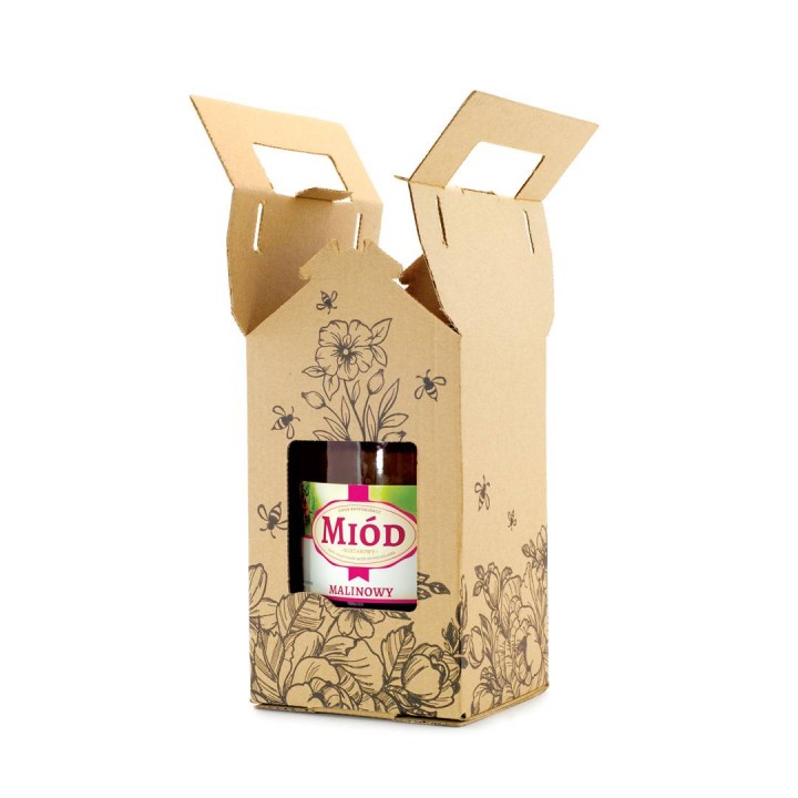 Pudełko Ozdobne na 1 słoik 900ml (10szt) - P1J