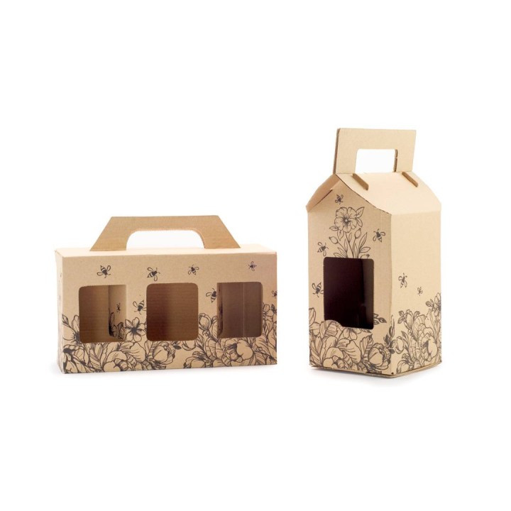 Pudełko Ozdobne na 1 słoik 900ml (10szt) - P1J